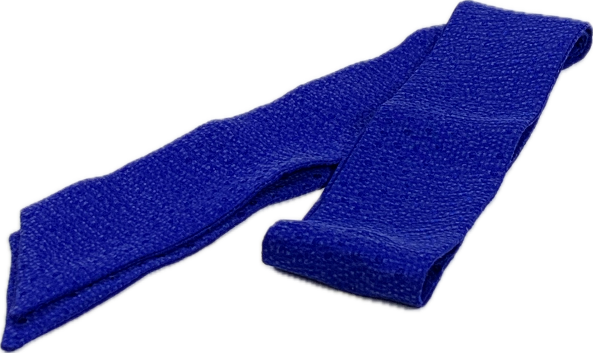 Écharpe fine micro jacquard BLEU